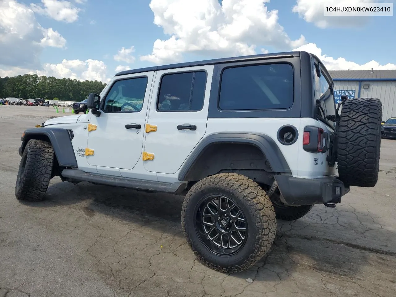 2019 Jeep Wrangler Unlimited Sport VIN: 1C4HJXDN0KW623410 Lot: 55405644