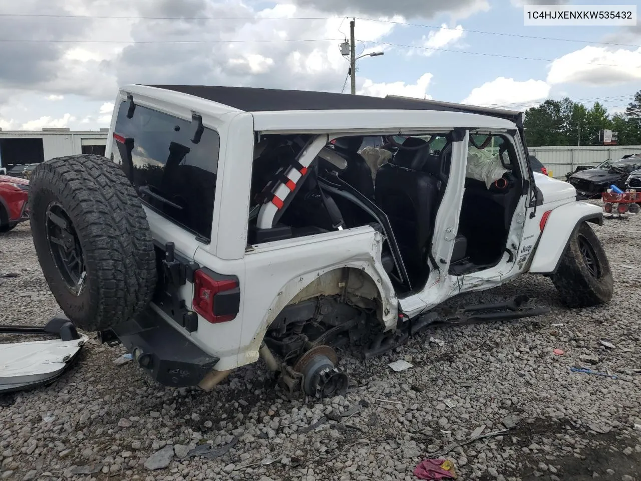 2019 Jeep Wrangler Unlimited Sahara VIN: 1C4HJXENXKW535432 Lot: 57770284