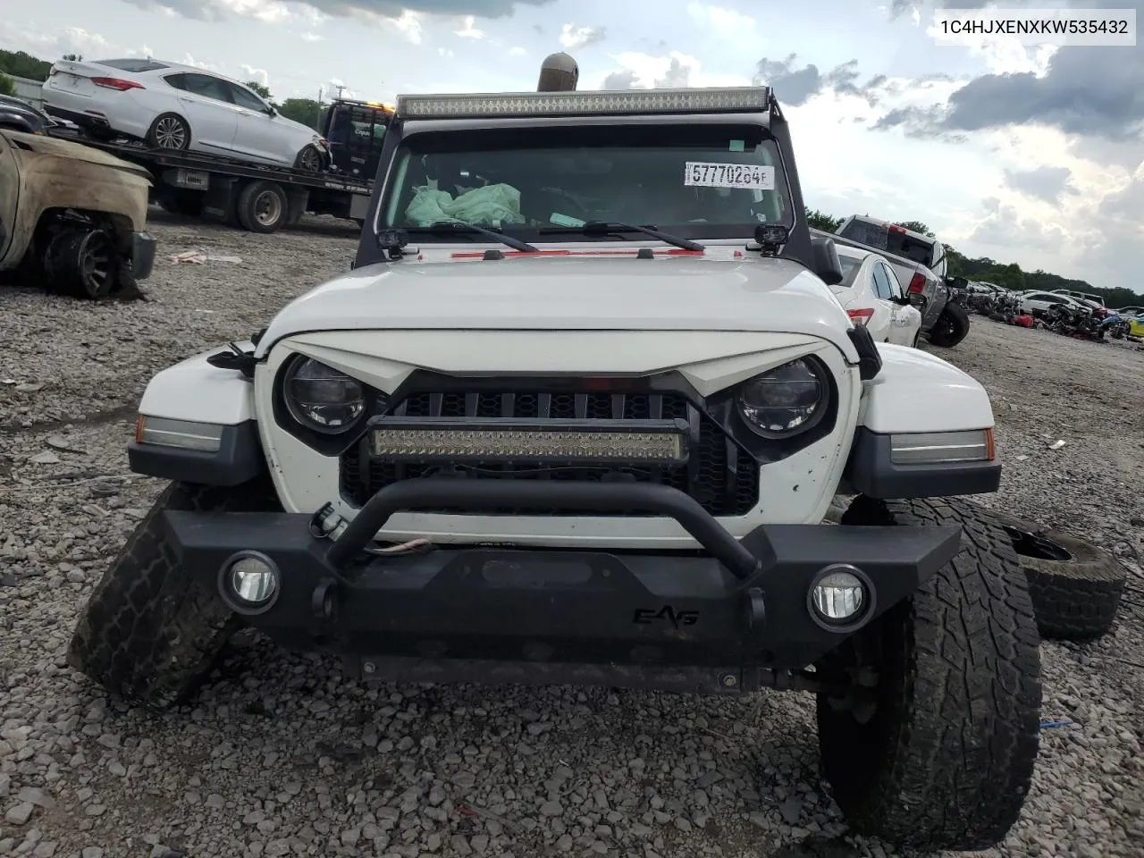 1C4HJXENXKW535432 2019 Jeep Wrangler Unlimited Sahara