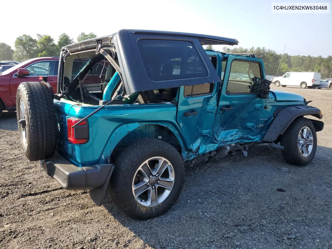 2019 Jeep Wrangler Unlimited Sahara VIN: 1C4HJXEN2KW630468 Lot: 59666164