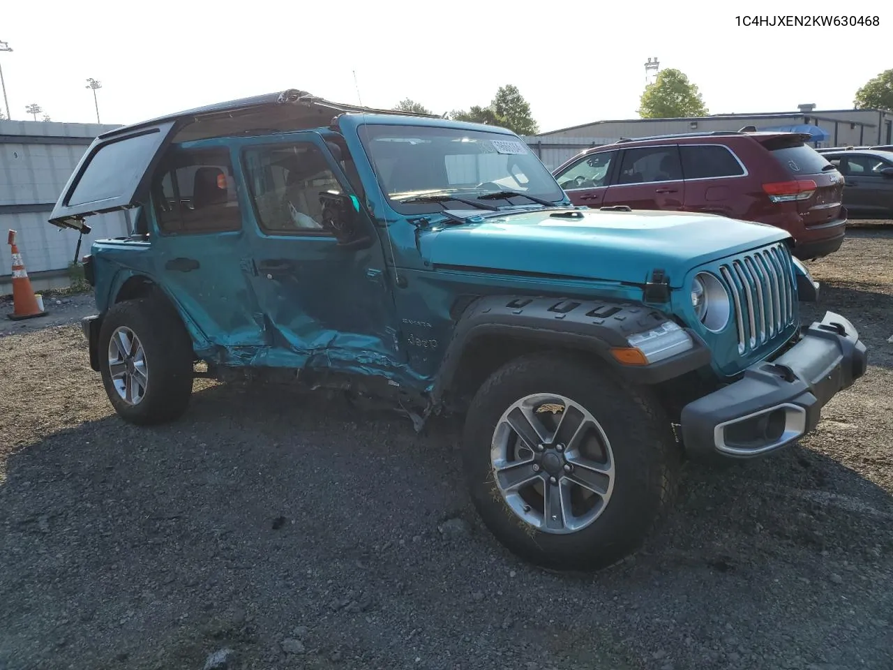 2019 Jeep Wrangler Unlimited Sahara VIN: 1C4HJXEN2KW630468 Lot: 59666164