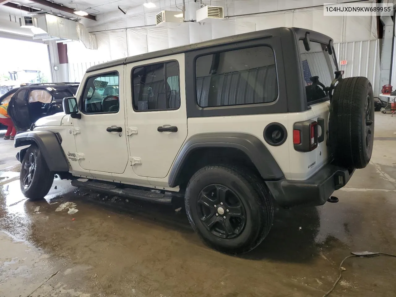 2019 Jeep Wrangler Unlimited Sport VIN: 1C4HJXDN9KW689955 Lot: 60512784