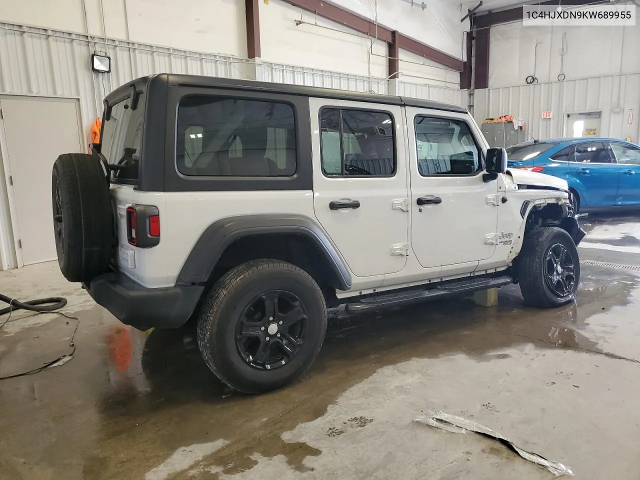 2019 Jeep Wrangler Unlimited Sport VIN: 1C4HJXDN9KW689955 Lot: 60512784