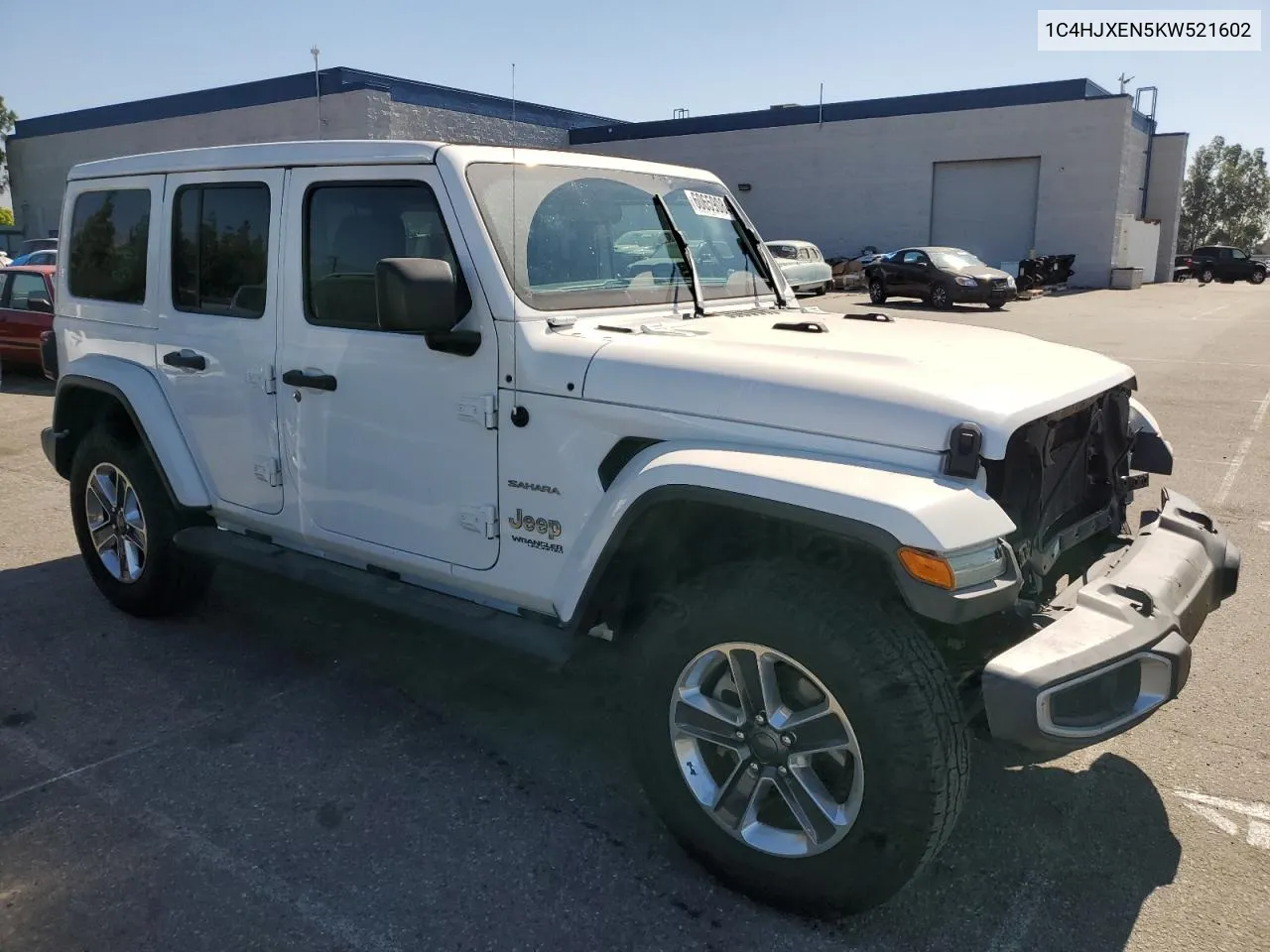 2019 Jeep Wrangler Unlimited Sahara VIN: 1C4HJXEN5KW521602 Lot: 60659084