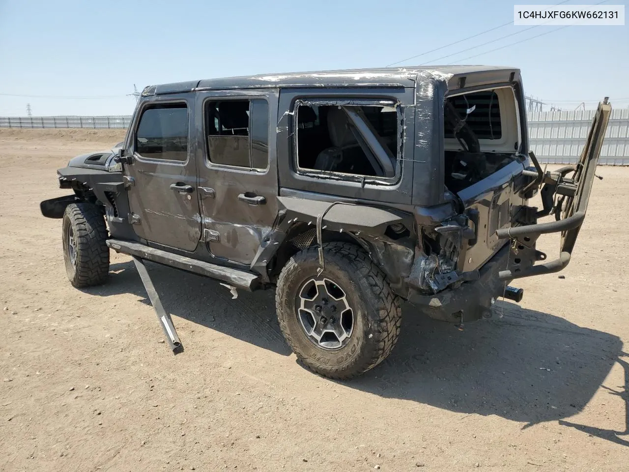 2019 Jeep Wrangler Unlimited Rubicon VIN: 1C4HJXFG6KW662131 Lot: 61440824