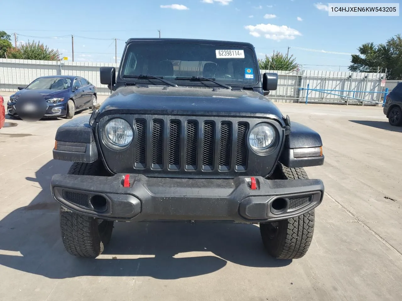 2019 Jeep Wrangler Unlimited Sahara VIN: 1C4HJXEN6KW543205 Lot: 62398114