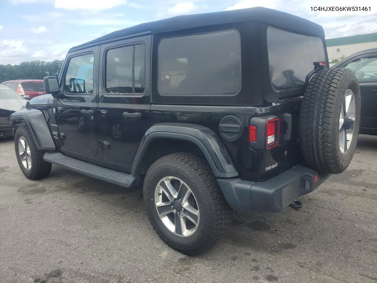 2019 Jeep Wrangler Unlimited Sahara VIN: 1C4HJXEG6KW531461 Lot: 62793054