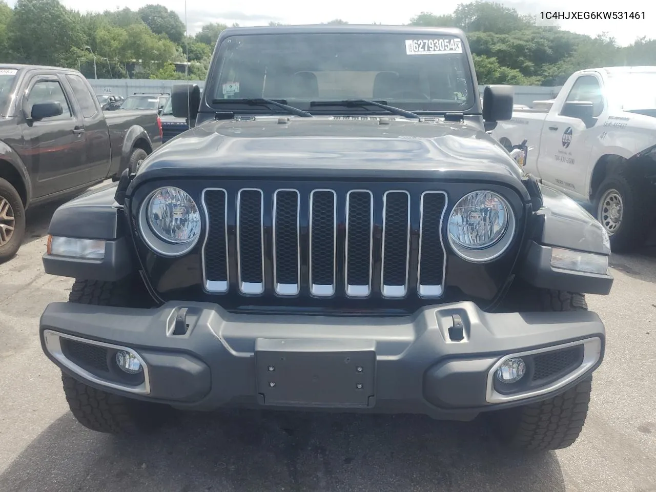 2019 Jeep Wrangler Unlimited Sahara VIN: 1C4HJXEG6KW531461 Lot: 62793054