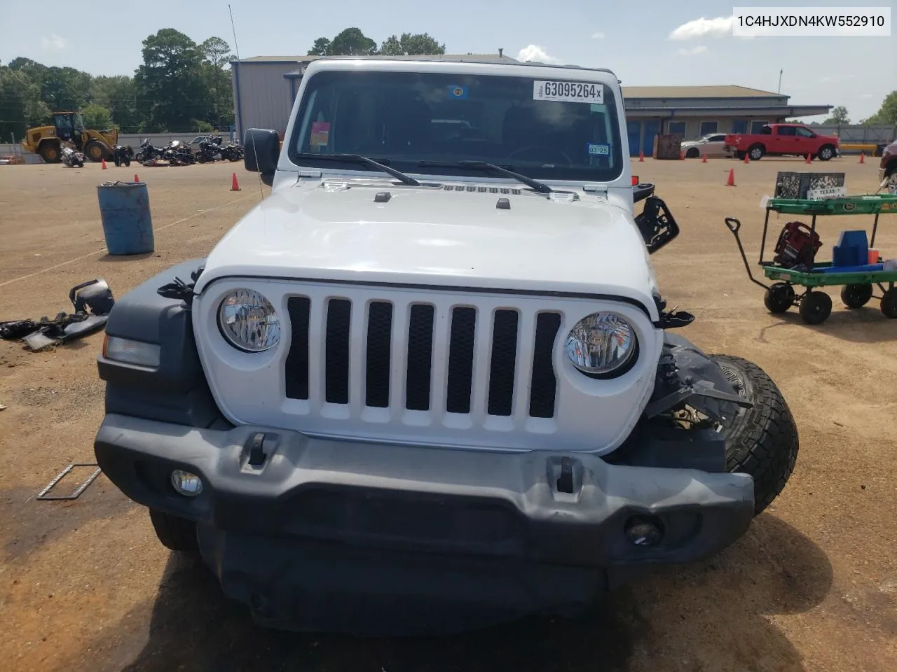 1C4HJXDN4KW552910 2019 Jeep Wrangler Unlimited Sport