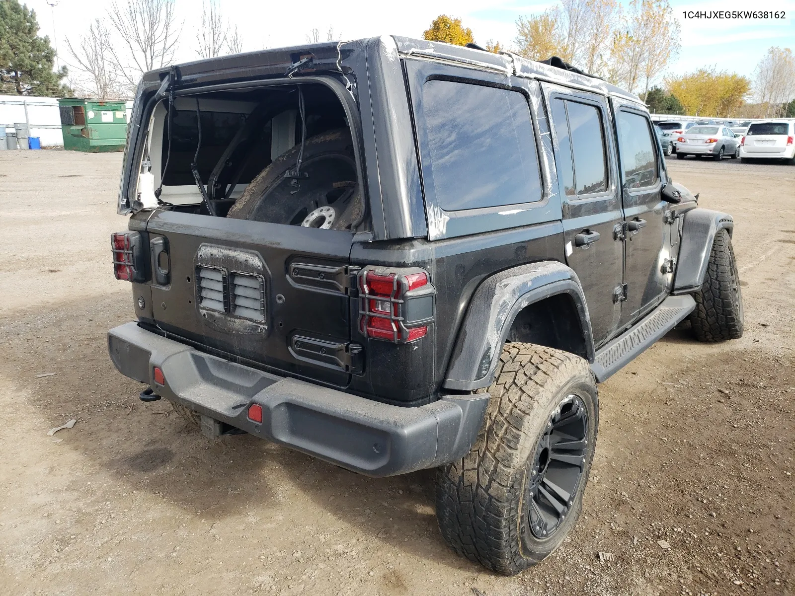 2019 Jeep Wrangler Unlimited Sahara VIN: 1C4HJXEG5KW638162 Lot: 64681362