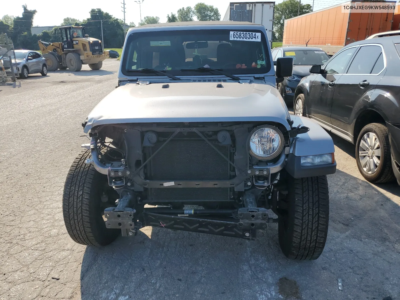 2019 Jeep Wrangler Unlimited Sahara VIN: 1C4HJXEG9KW548593 Lot: 65830304