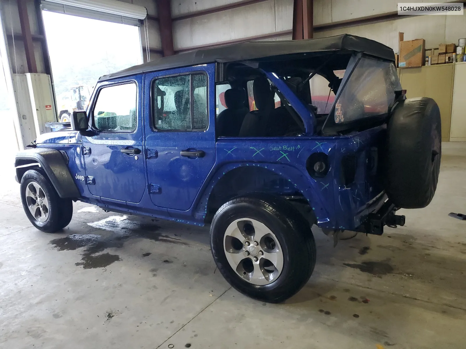 2019 Jeep Wrangler Unlimited Sport VIN: 1C4HJXDN0KW548028 Lot: 65864154