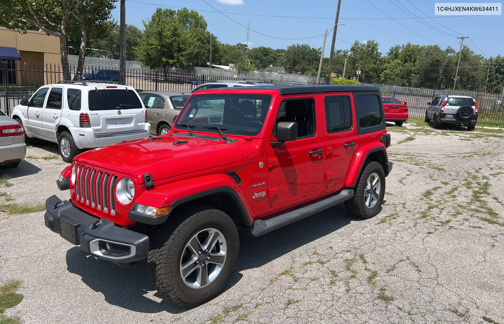 2019 Jeep Wrangler Unlimited Sahara VIN: 1C4HJXEN4KW634411 Lot: 65970644