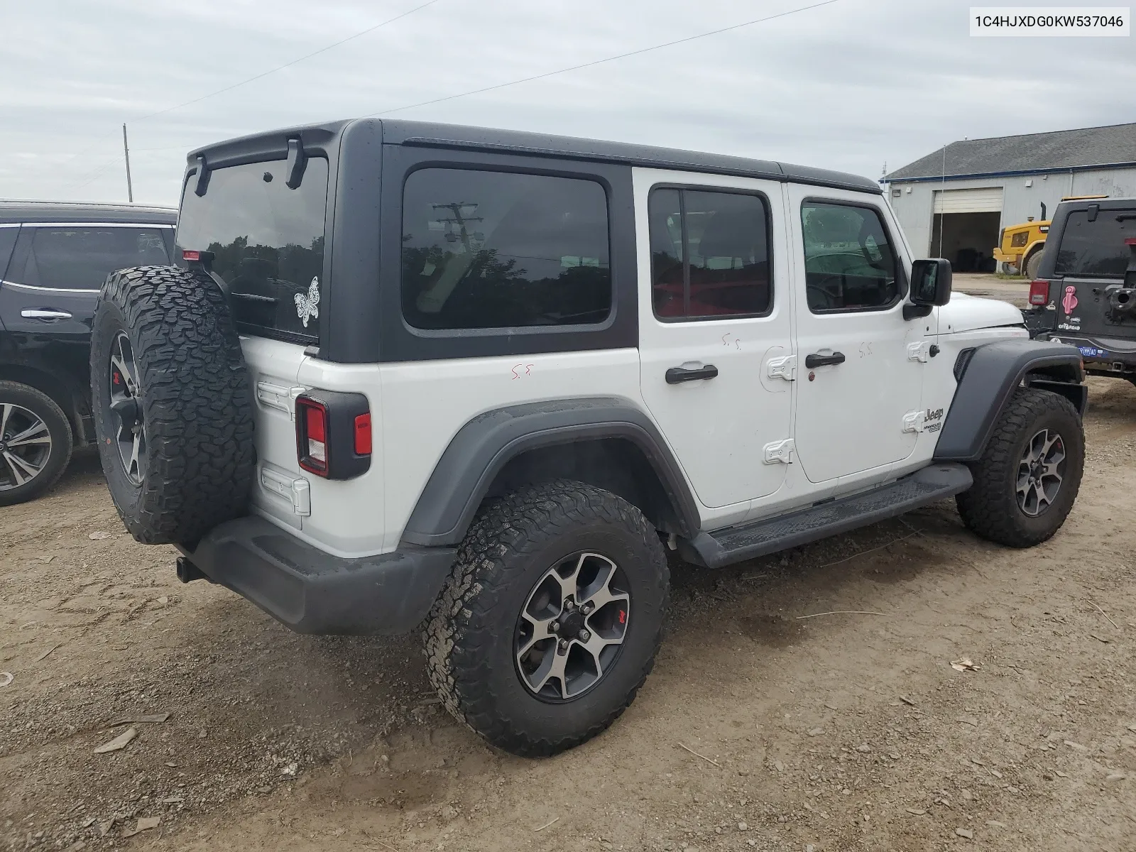 2019 Jeep Wrangler Unlimited Sport VIN: 1C4HJXDG0KW537046 Lot: 66027144