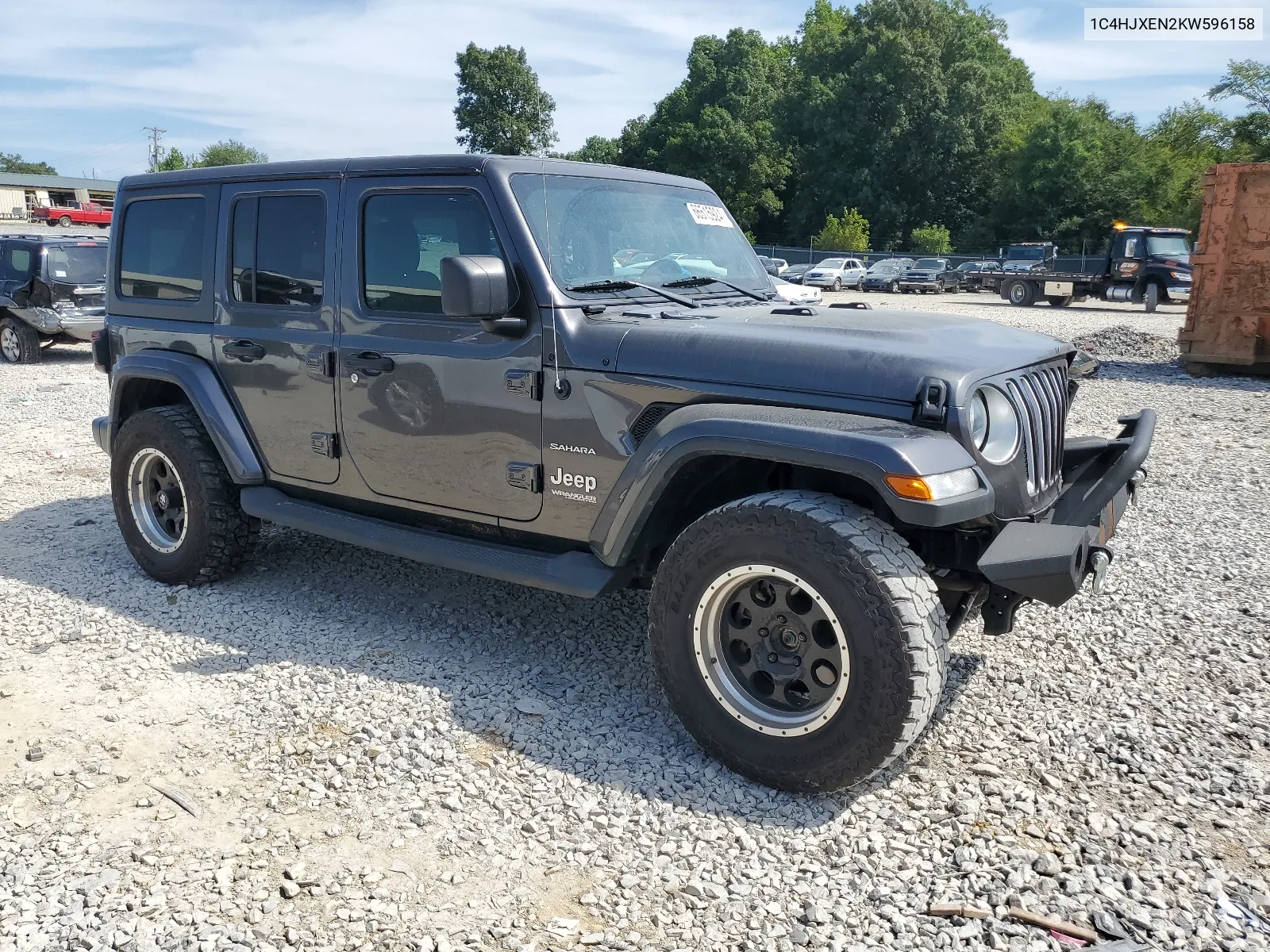 2019 Jeep Wrangler Unlimited Sahara VIN: 1C4HJXEN2KW596158 Lot: 66515924