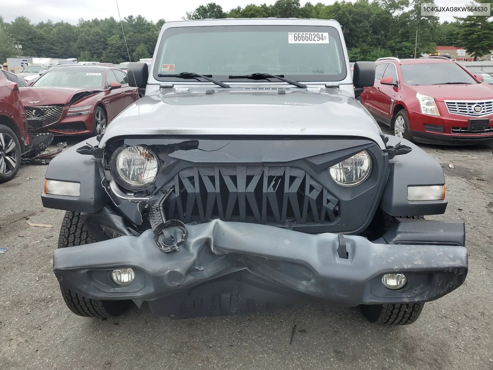 1C4GJXAG8KW564530 2019 Jeep Wrangler Sport