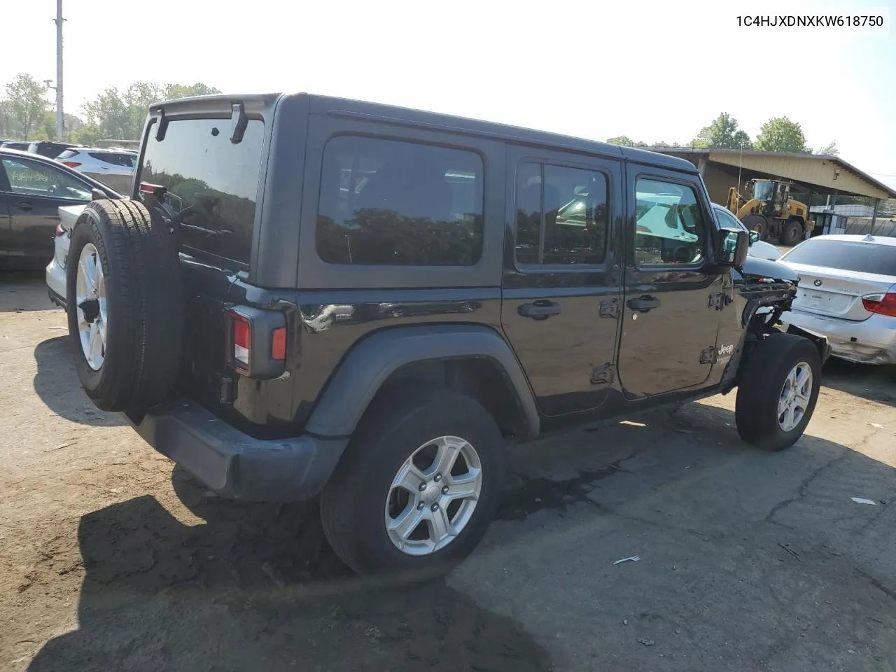 2019 Jeep Wrangler Unlimited Sport VIN: 1C4HJXDNXKW618750 Lot: 66684944