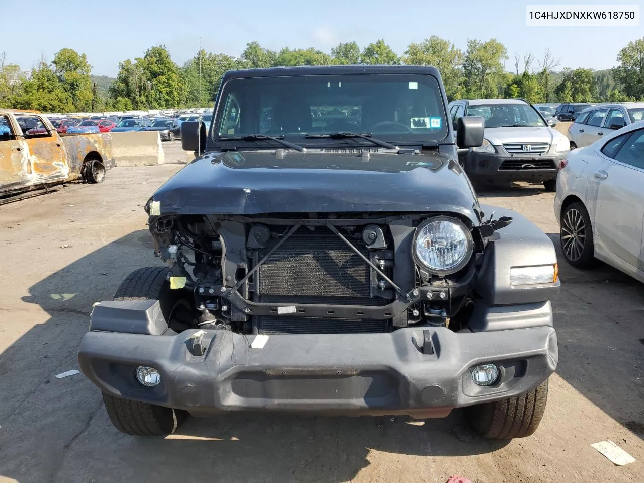 1C4HJXDNXKW618750 2019 Jeep Wrangler Unlimited Sport