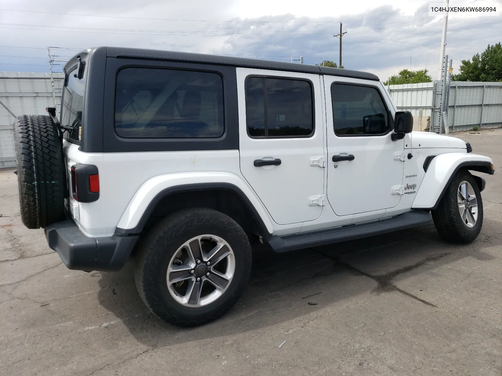 2019 Jeep Wrangler Unlimited Sahara VIN: 1C4HJXEN6KW686994 Lot: 66739124