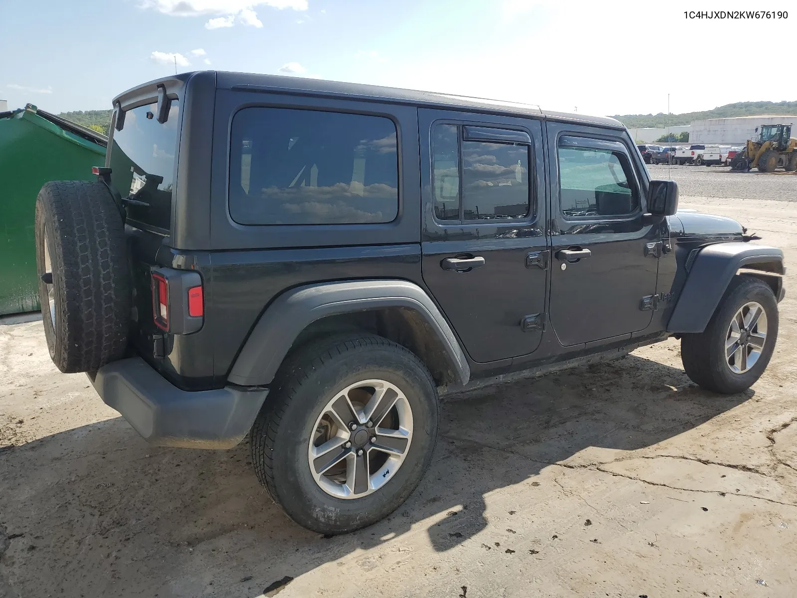 1C4HJXDN2KW676190 2019 Jeep Wrangler Unlimited Sport