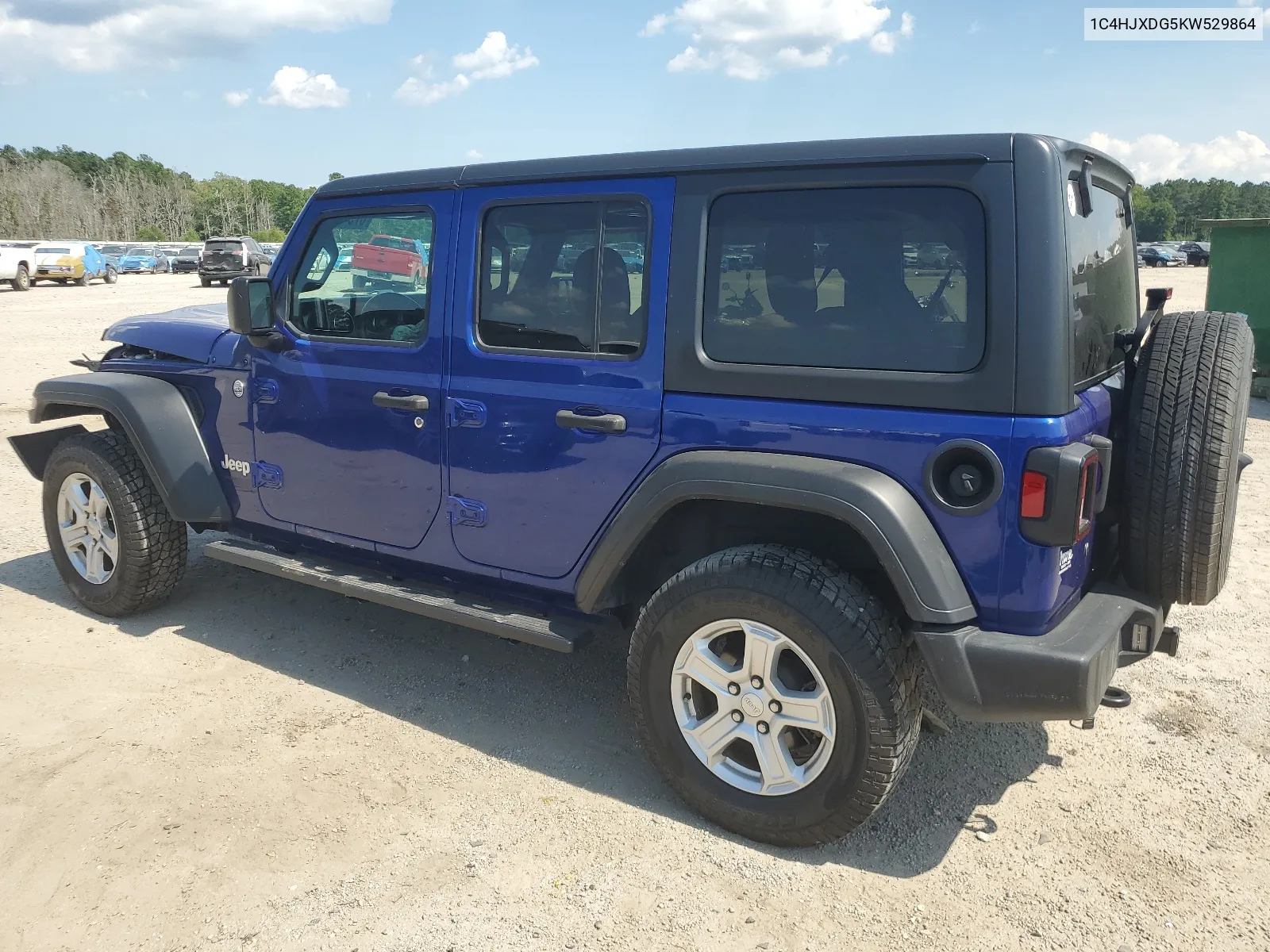 2019 Jeep Wrangler Unlimited Sport VIN: 1C4HJXDG5KW529864 Lot: 67543504