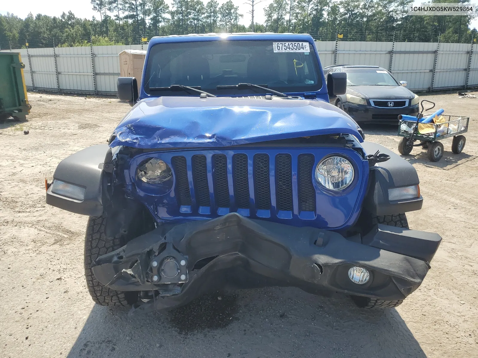 1C4HJXDG5KW529864 2019 Jeep Wrangler Unlimited Sport