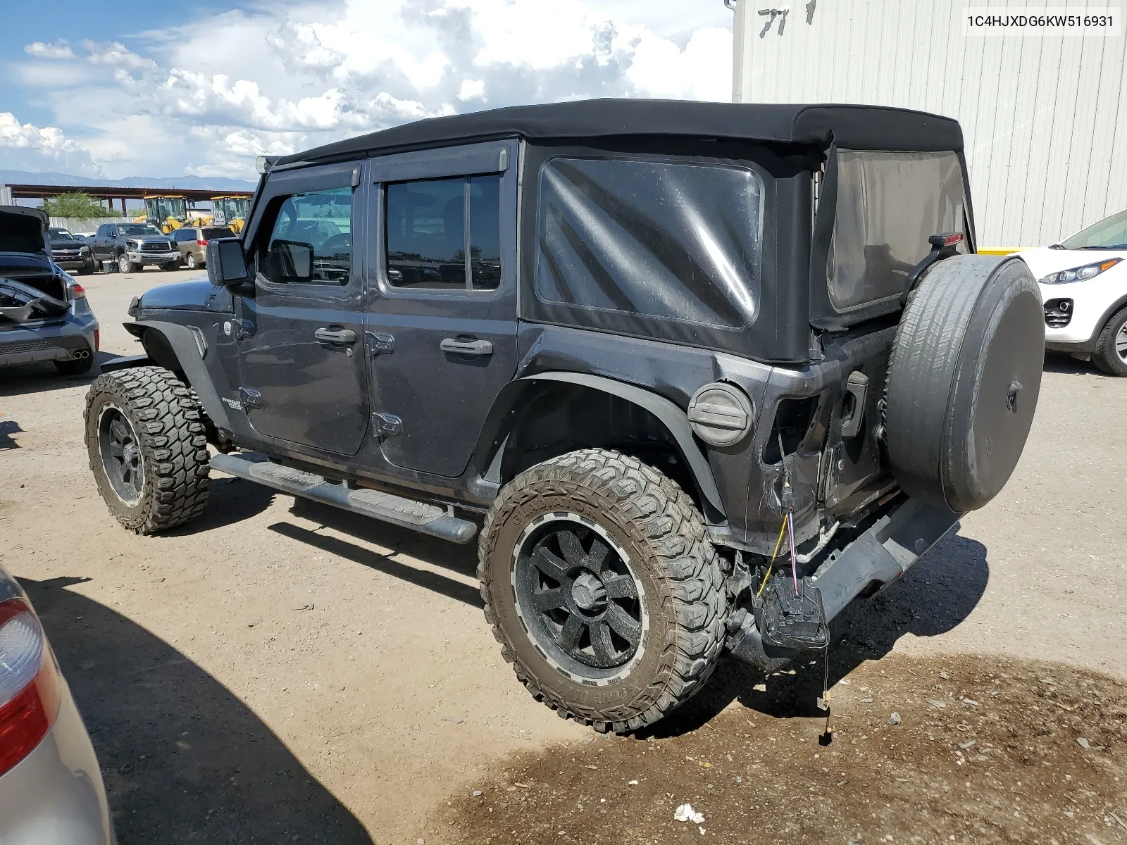 2019 Jeep Wrangler Unlimited Sport VIN: 1C4HJXDG6KW516931 Lot: 67937964