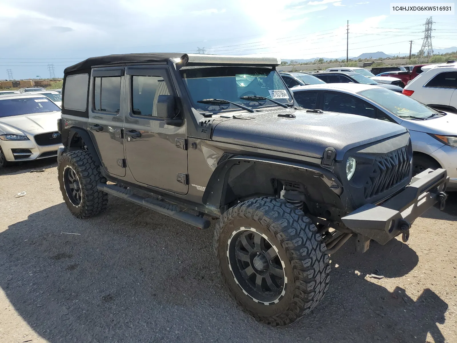 1C4HJXDG6KW516931 2019 Jeep Wrangler Unlimited Sport