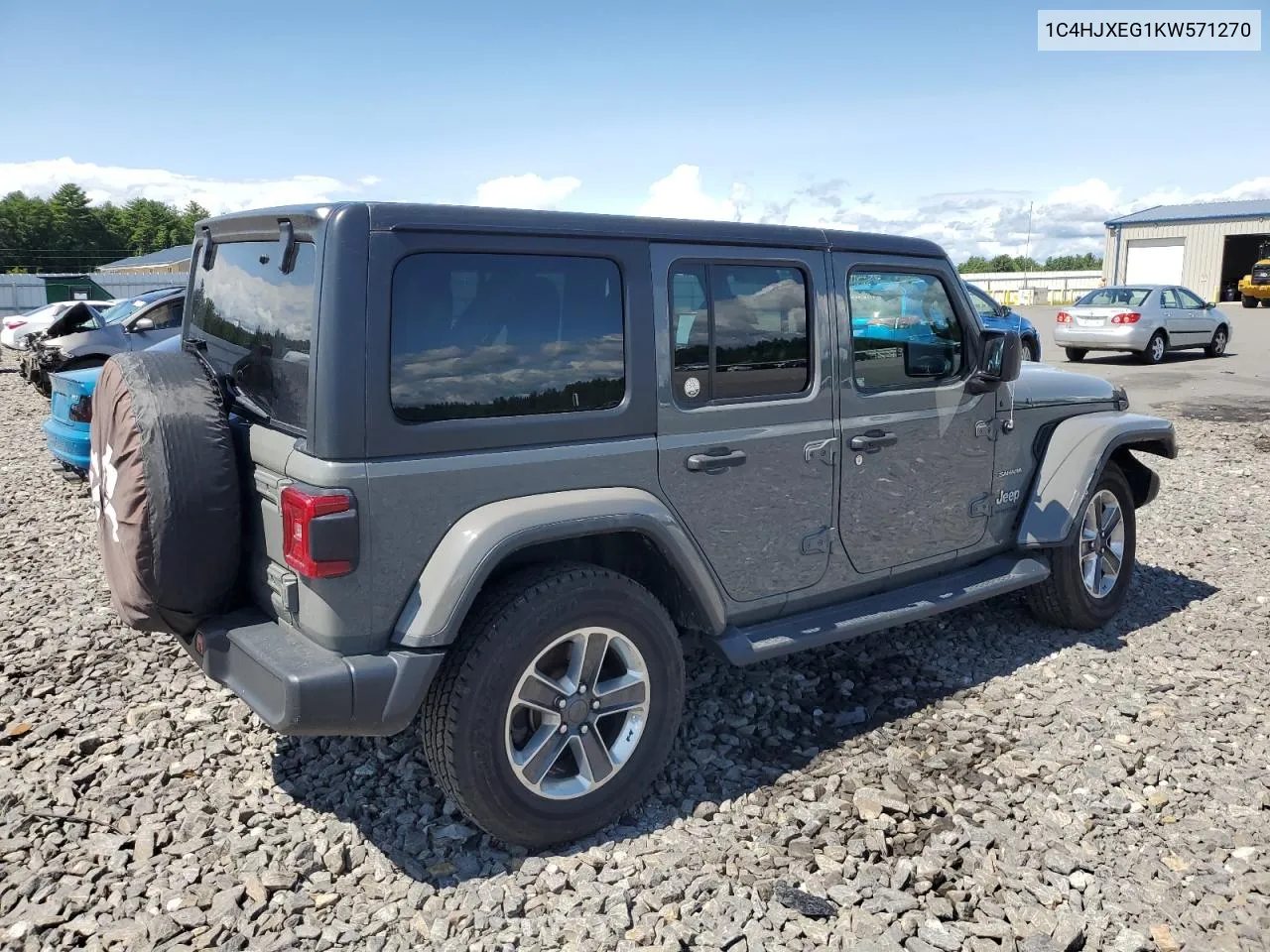 1C4HJXEG1KW571270 2019 Jeep Wrangler Unlimited Sahara