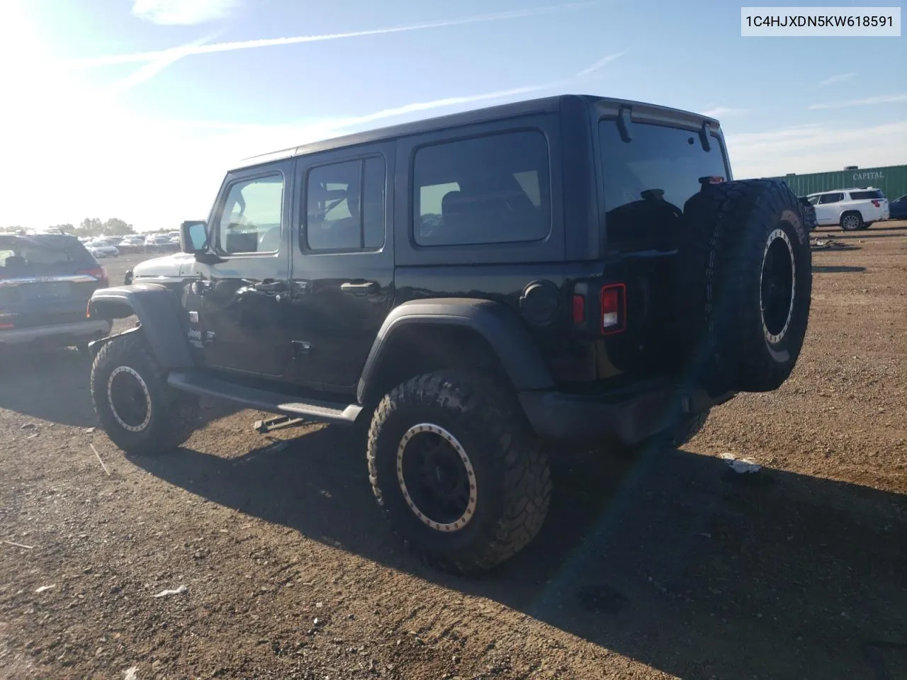 1C4HJXDN5KW618591 2019 Jeep Wrangler Unlimited Sport