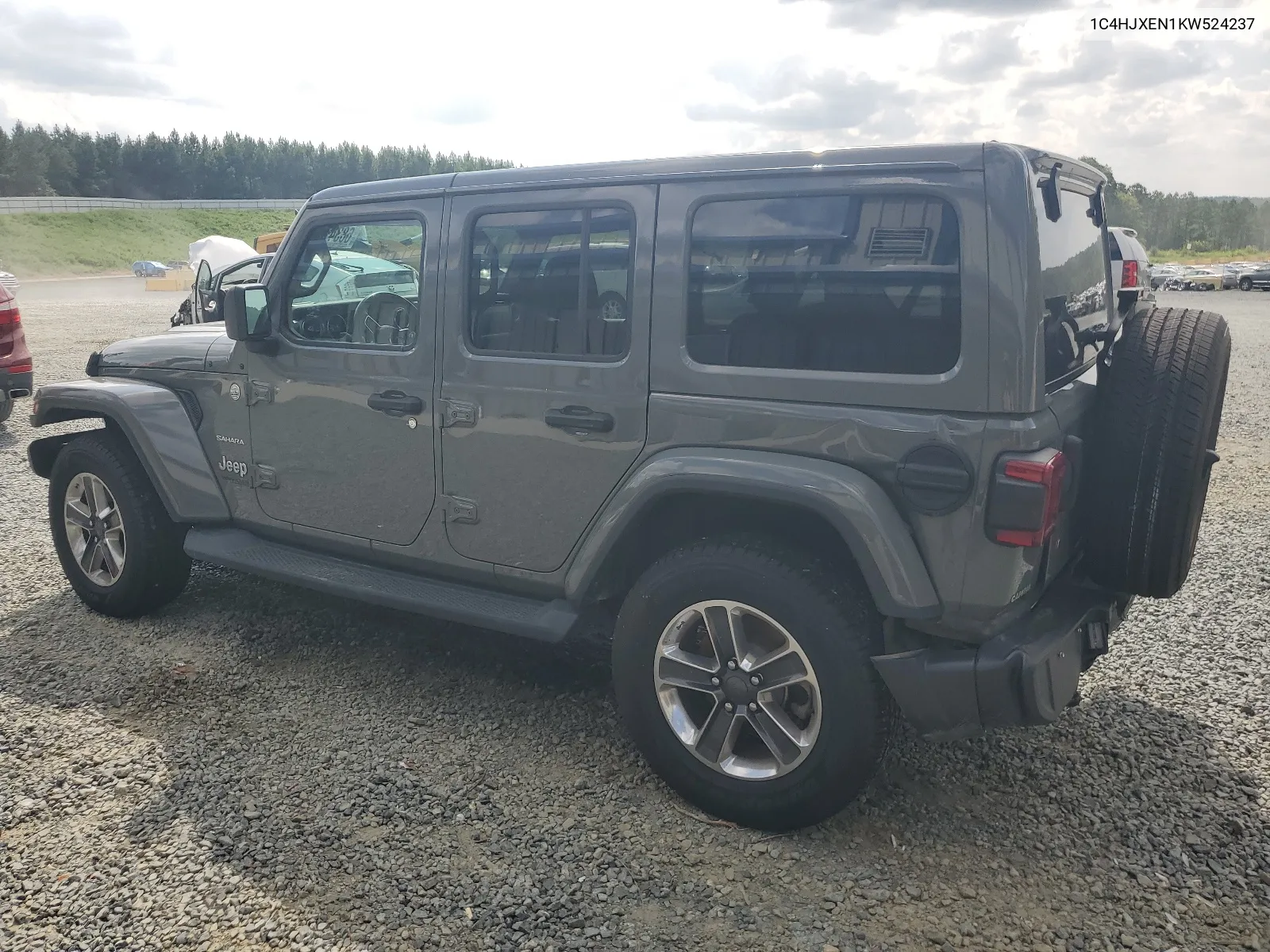 2019 Jeep Wrangler Unlimited Sahara VIN: 1C4HJXEN1KW524237 Lot: 68347504