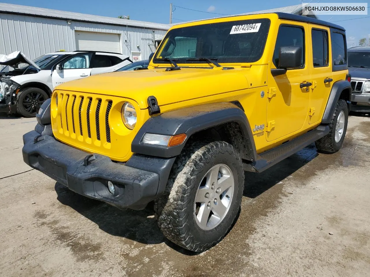 1C4HJXDG8KW506630 2019 Jeep Wrangler Unlimited Sport