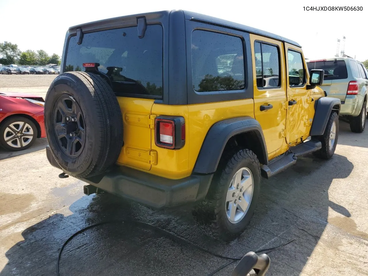 2019 Jeep Wrangler Unlimited Sport VIN: 1C4HJXDG8KW506630 Lot: 68742094