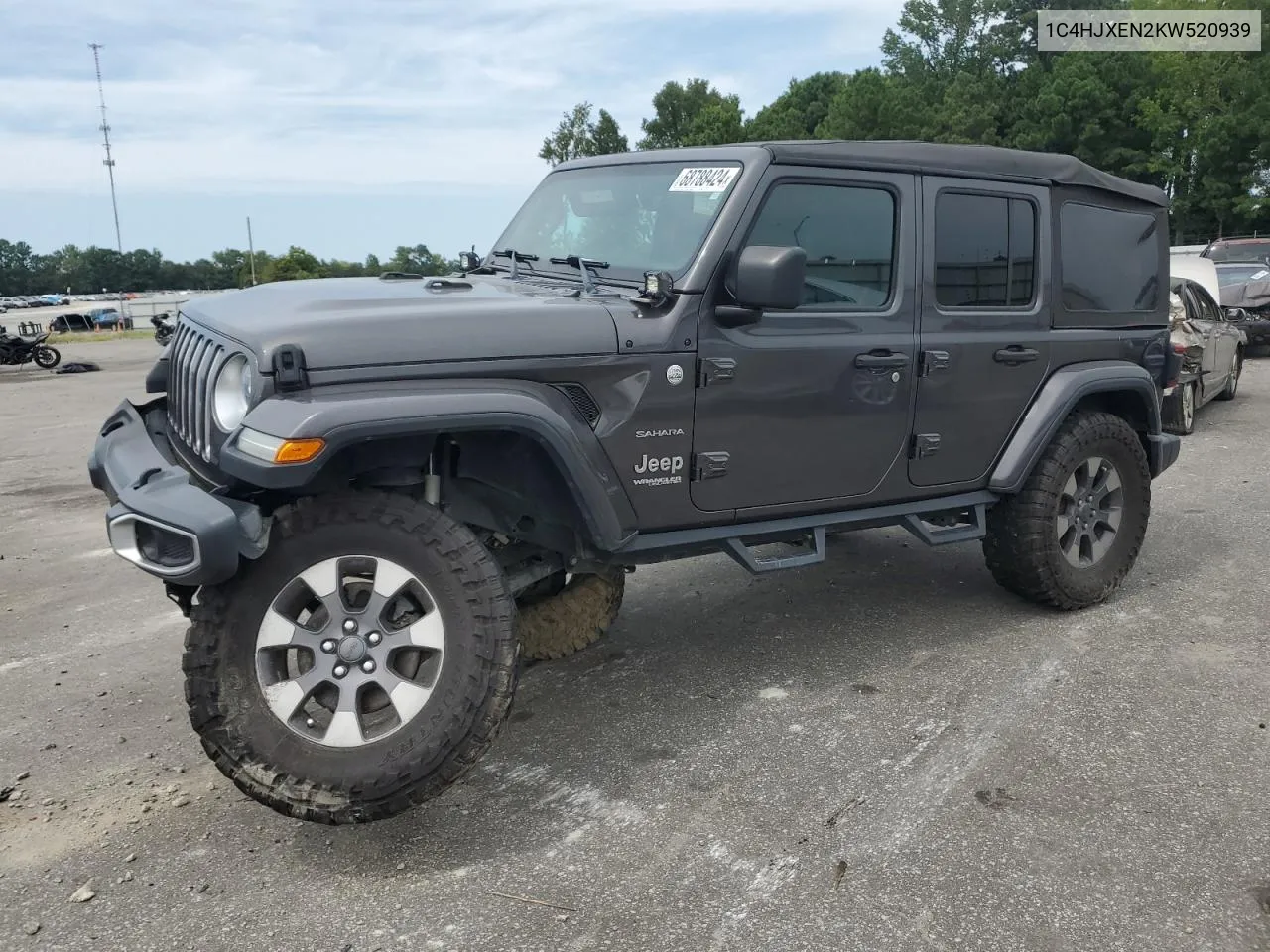 2019 Jeep Wrangler Unlimited Sahara VIN: 1C4HJXEN2KW520939 Lot: 68788424