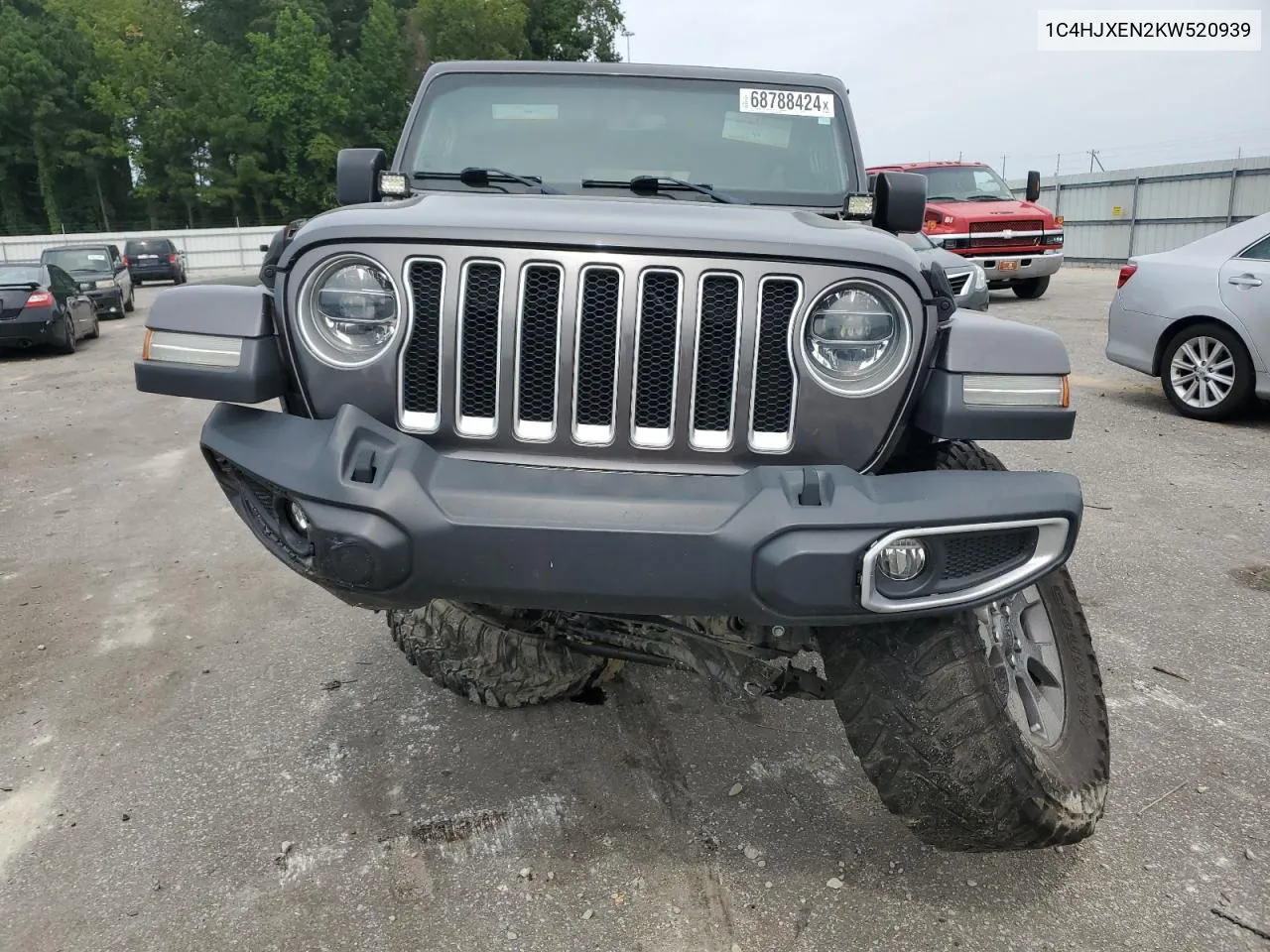 2019 Jeep Wrangler Unlimited Sahara VIN: 1C4HJXEN2KW520939 Lot: 68788424