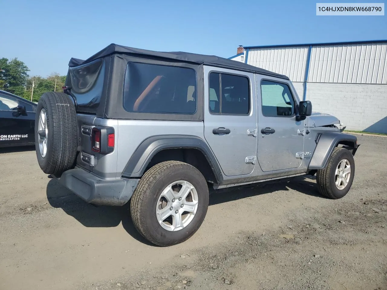 2019 Jeep Wrangler Unlimited Sport VIN: 1C4HJXDN8KW668790 Lot: 68846694