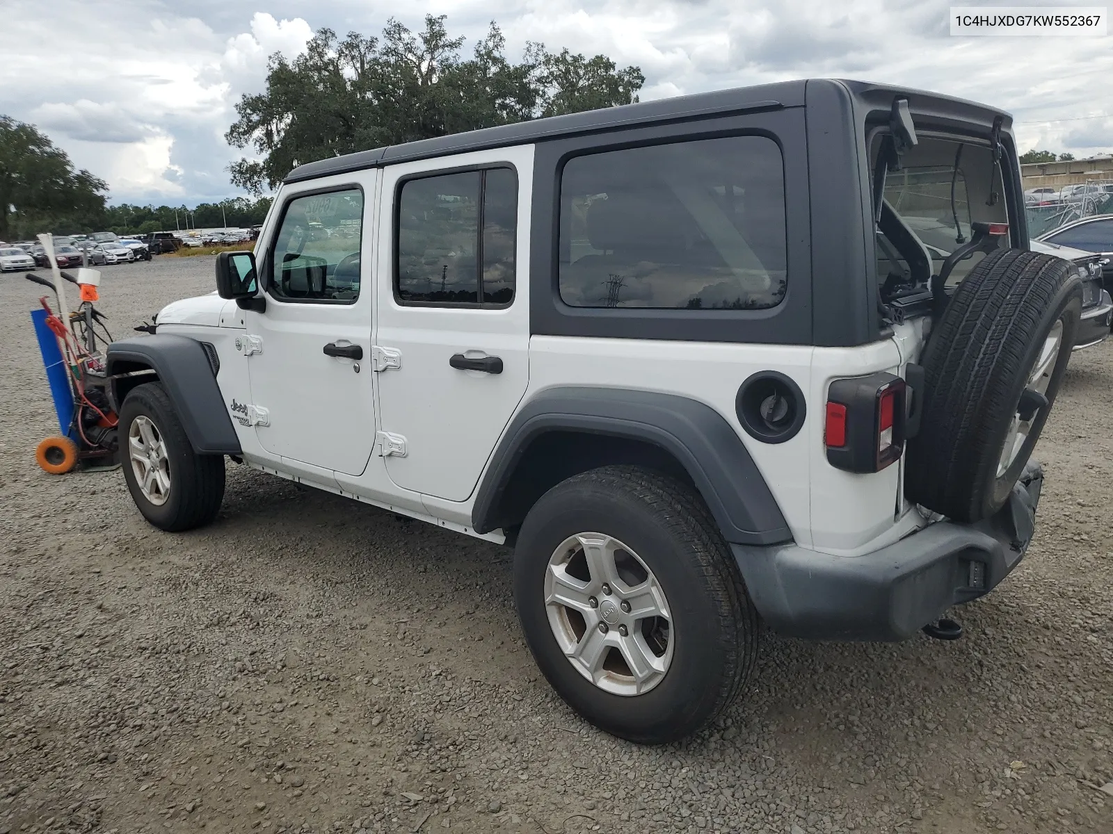 2019 Jeep Wrangler Unlimited Sport VIN: 1C4HJXDG7KW552367 Lot: 69020164