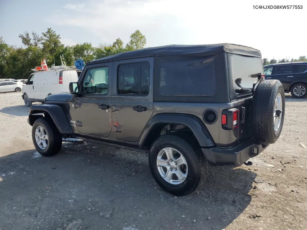 2019 Jeep Wrangler Unlimited Sport VIN: 1C4HJXDG8KW577553 Lot: 69044004