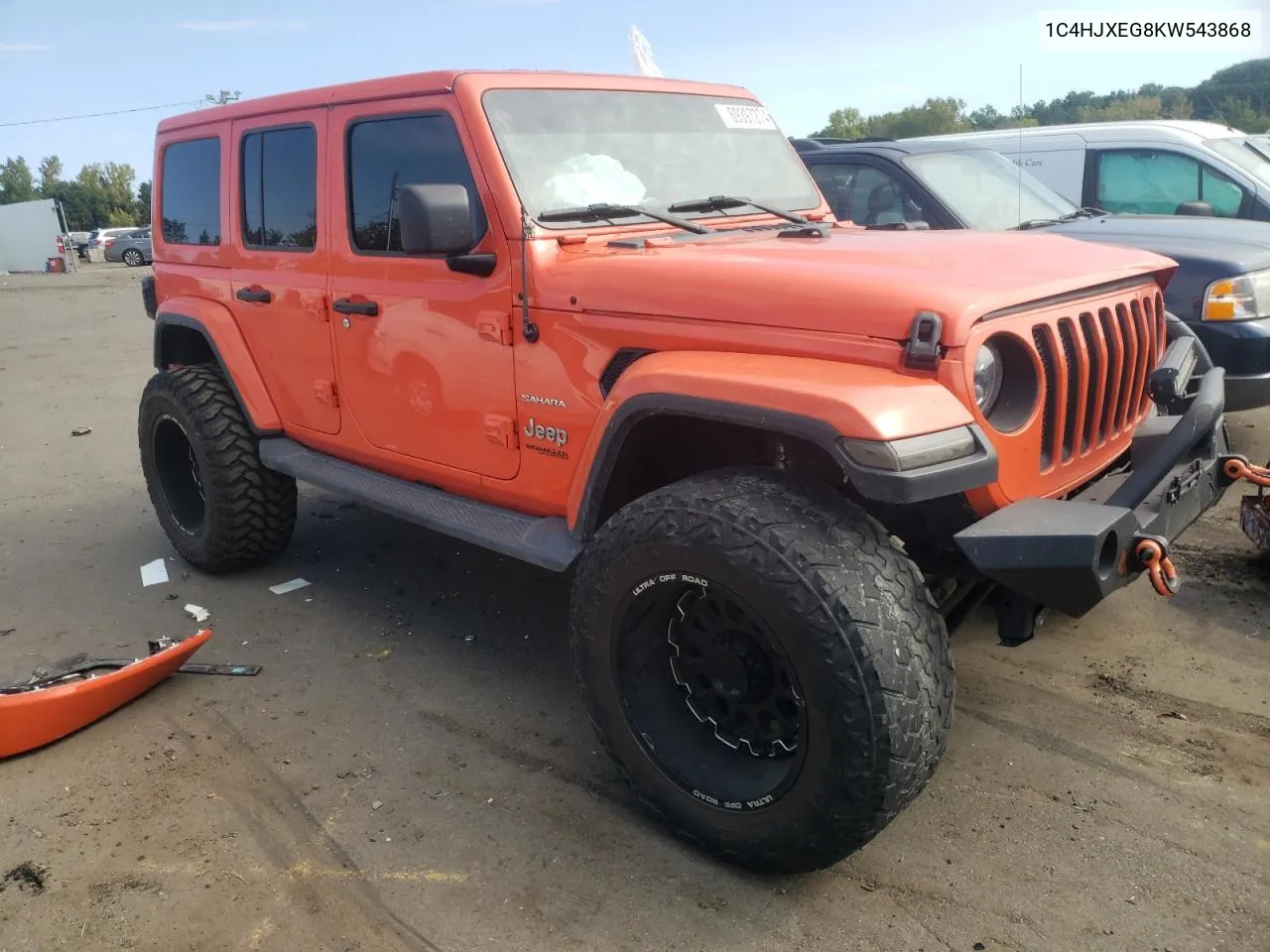 1C4HJXEG8KW543868 2019 Jeep Wrangler Unlimited Sahara