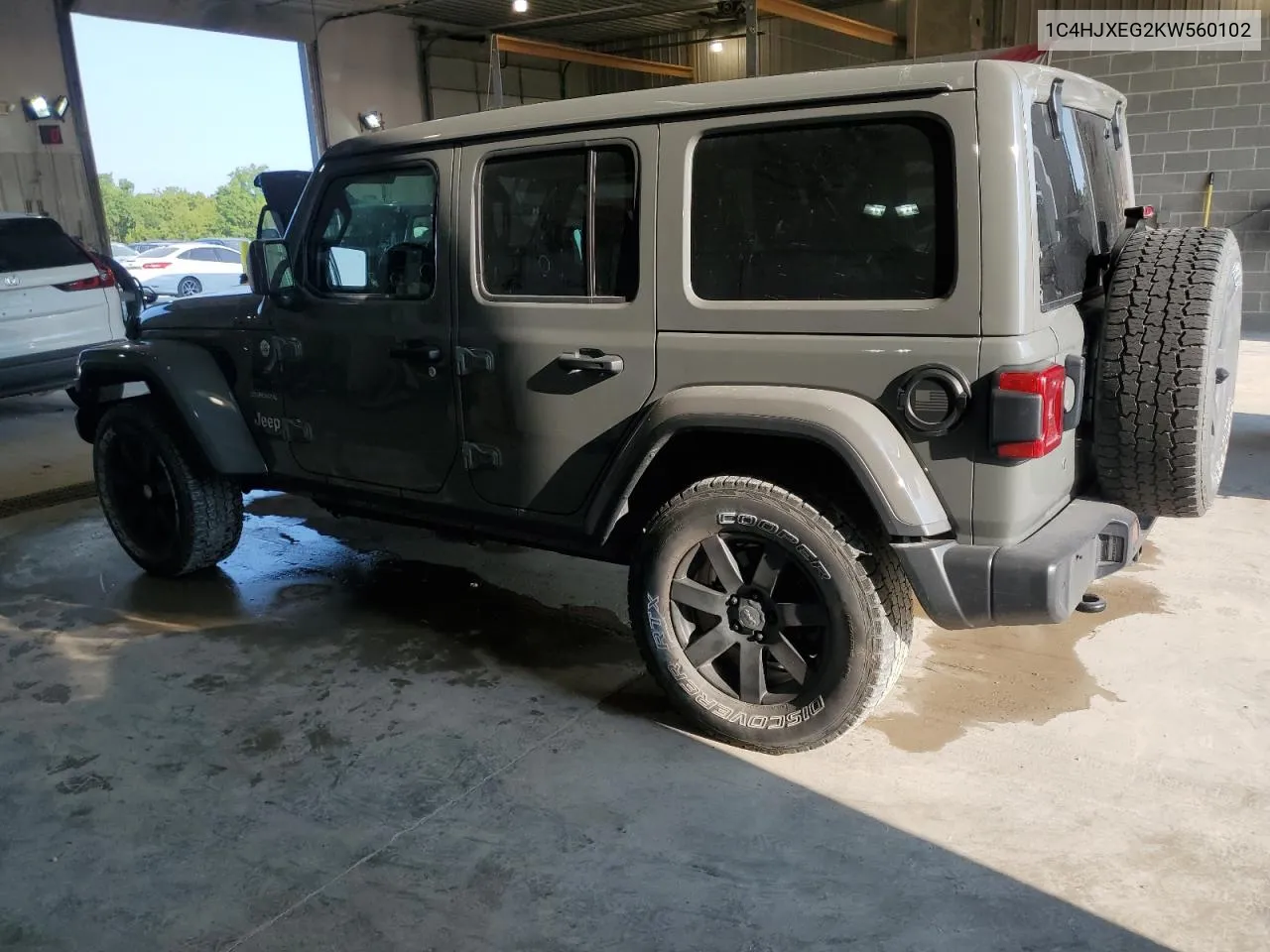 2019 Jeep Wrangler Unlimited Sahara VIN: 1C4HJXEG2KW560102 Lot: 69412234