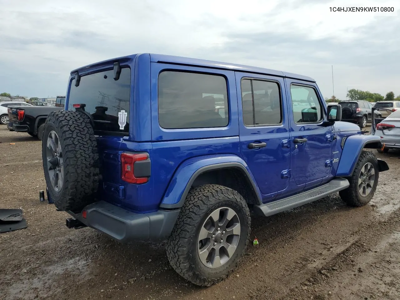 2019 Jeep Wrangler Unlimited Sahara VIN: 1C4HJXEN9KW510800 Lot: 69516814