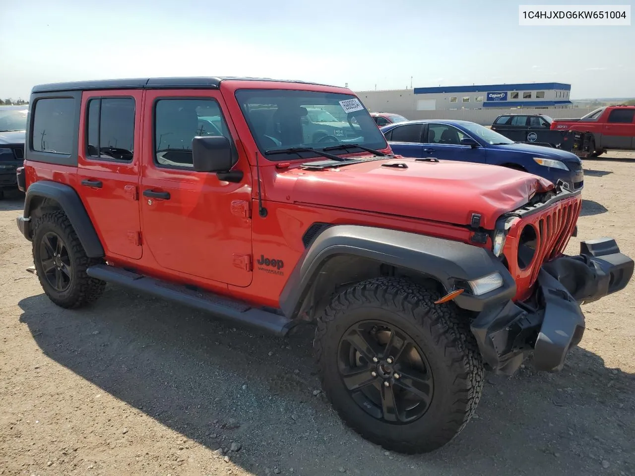 1C4HJXDG6KW651004 2019 Jeep Wrangler Unlimited Sport