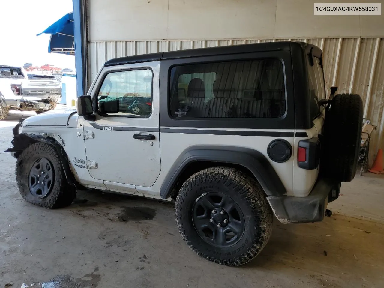 1C4GJXAG4KW558031 2019 Jeep Wrangler Sport