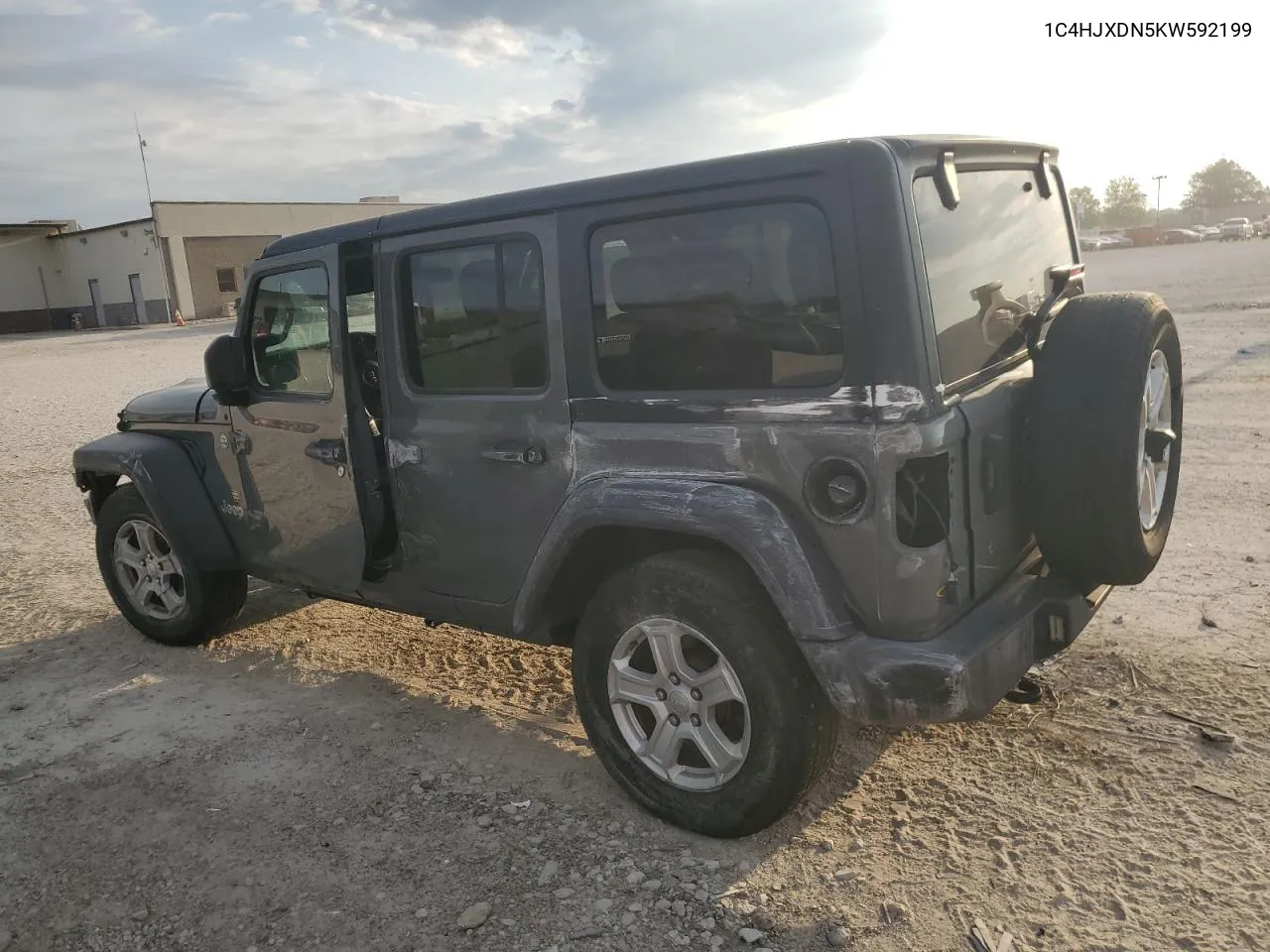 2019 Jeep Wrangler Unlimited Sport VIN: 1C4HJXDN5KW592199 Lot: 70577954