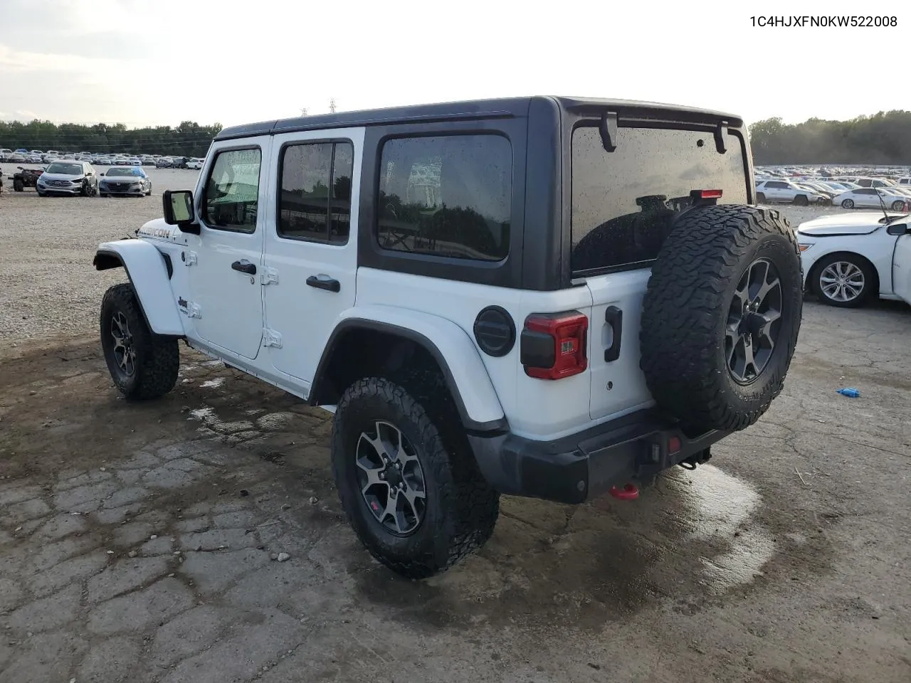 2019 Jeep Wrangler Unlimited Rubicon VIN: 1C4HJXFN0KW522008 Lot: 71020234