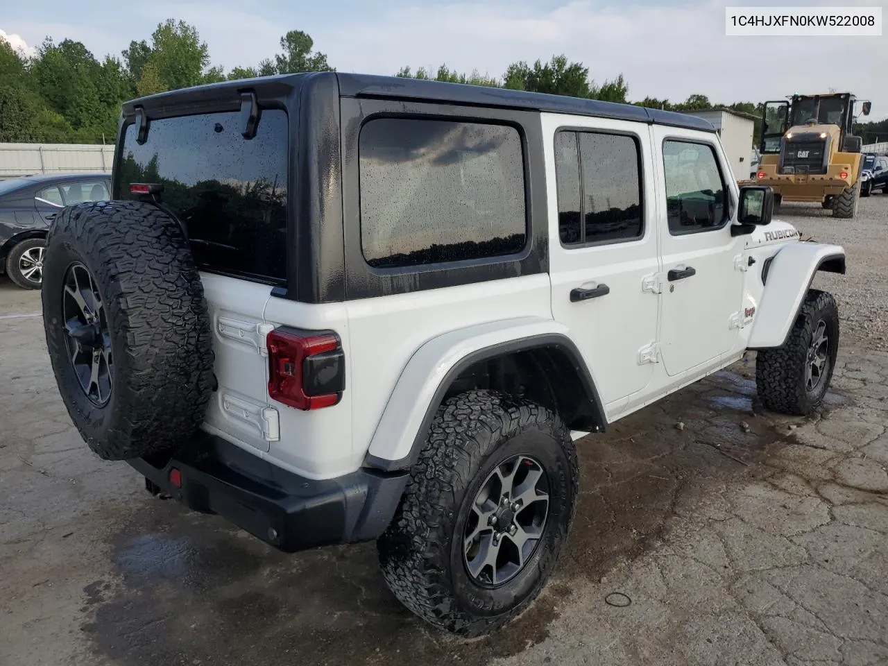 2019 Jeep Wrangler Unlimited Rubicon VIN: 1C4HJXFN0KW522008 Lot: 71020234