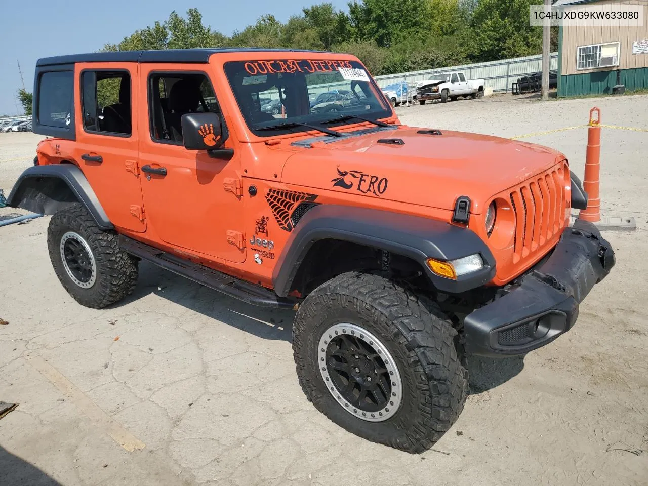 2019 Jeep Wrangler Unlimited Sport VIN: 1C4HJXDG9KW633080 Lot: 71174944