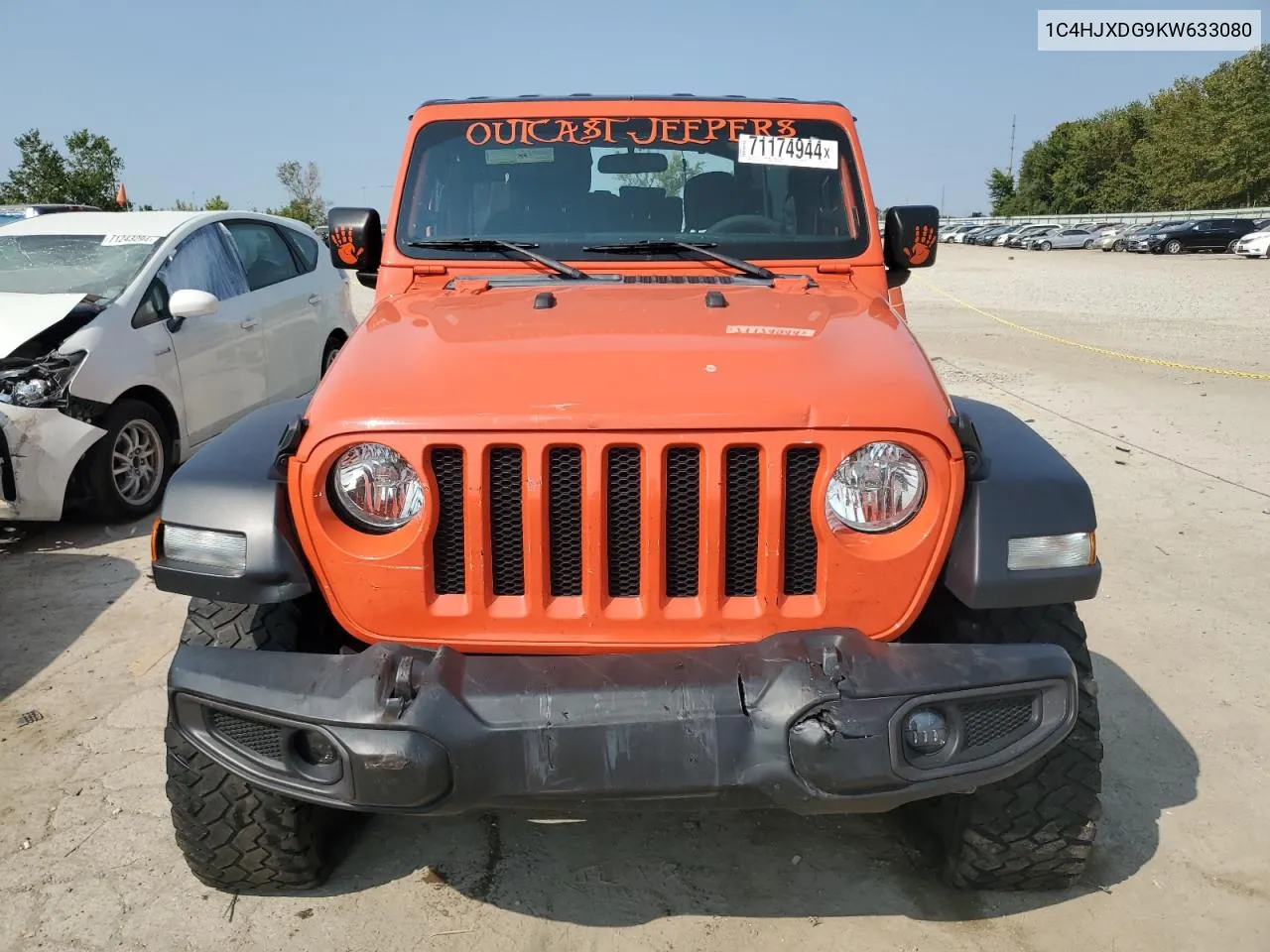 2019 Jeep Wrangler Unlimited Sport VIN: 1C4HJXDG9KW633080 Lot: 71174944