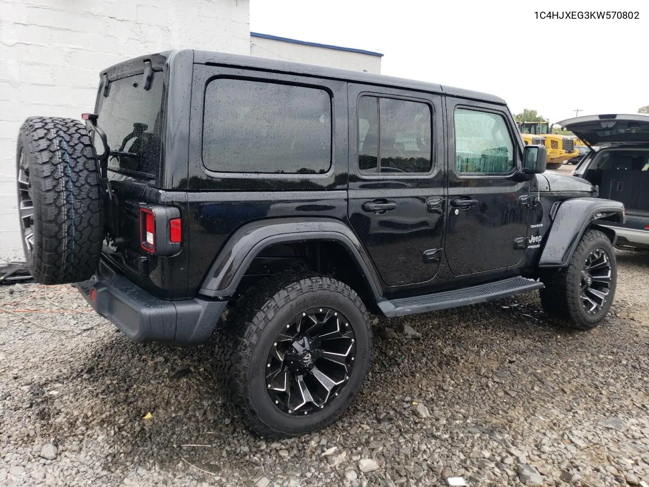 2019 Jeep Wrangler Unlimited Sahara VIN: 1C4HJXEG3KW570802 Lot: 71954494