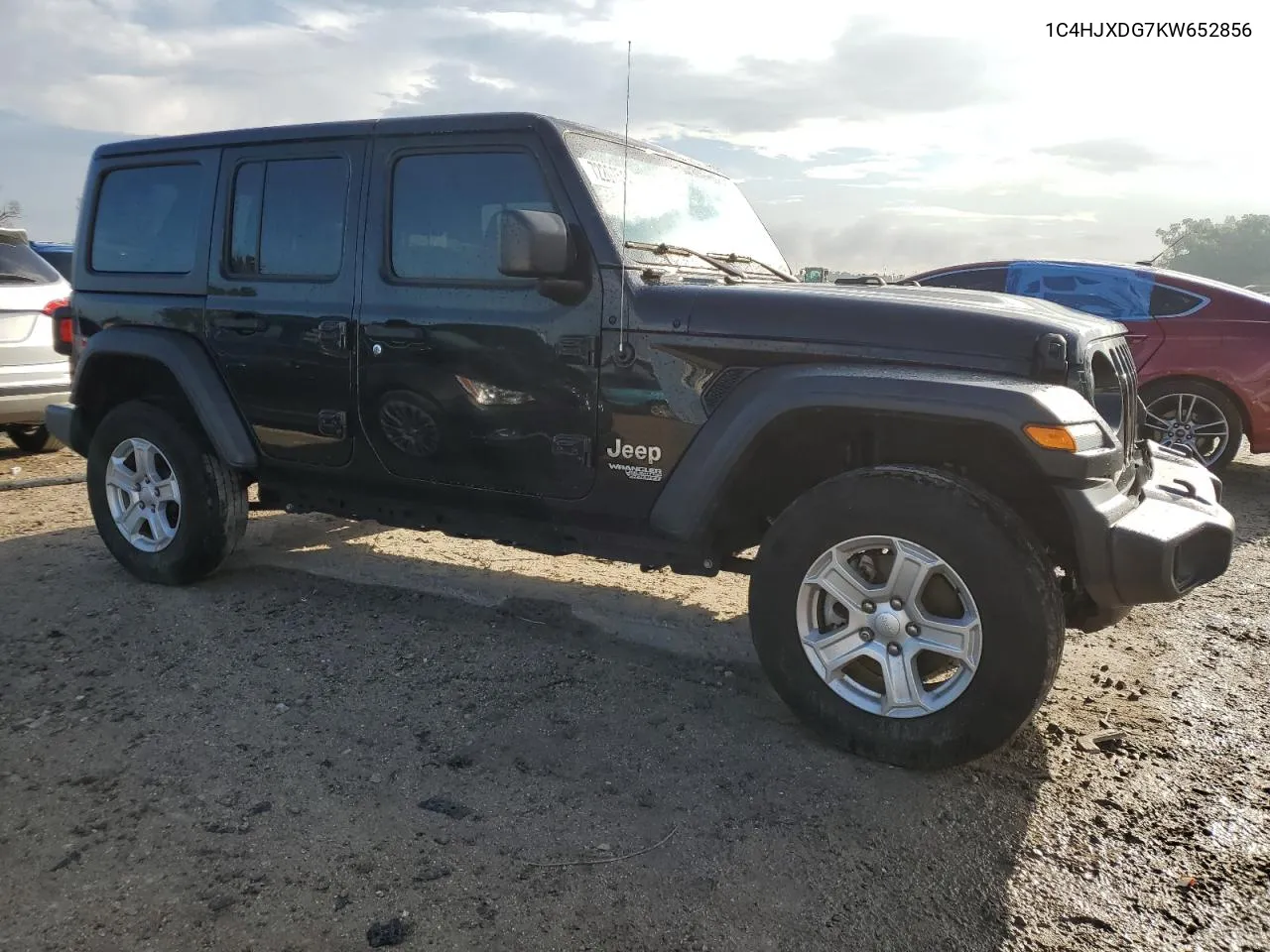 2019 Jeep Wrangler Unlimited Sport VIN: 1C4HJXDG7KW652856 Lot: 72207514